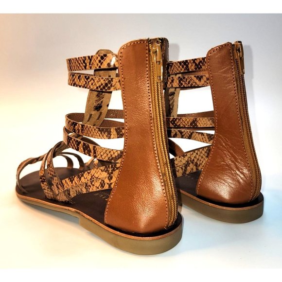 New Very Volatile Los Angeles Women's Gladiator Sandals Zipper Back Made In Indi - Picture 4 of 12